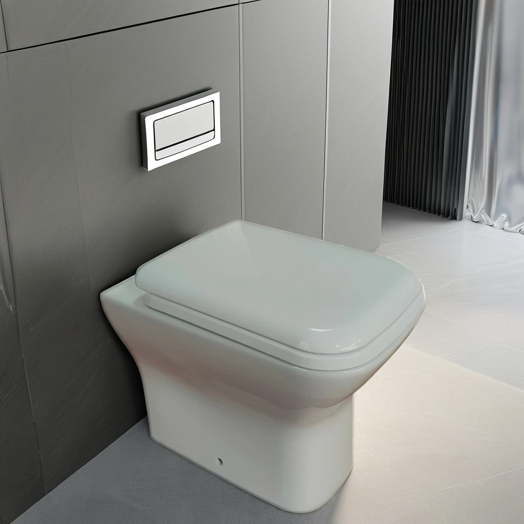 P-Type Dual-Flush Ceramic Water Toilet One-Piece Floor Mounted with P-Trap & S-Trap Drainage for Modern Bathrooms