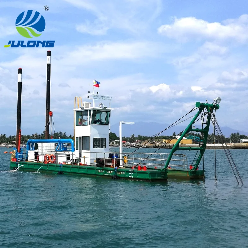 China Julong Dredger Cutter Suction Dredger For River Dredging