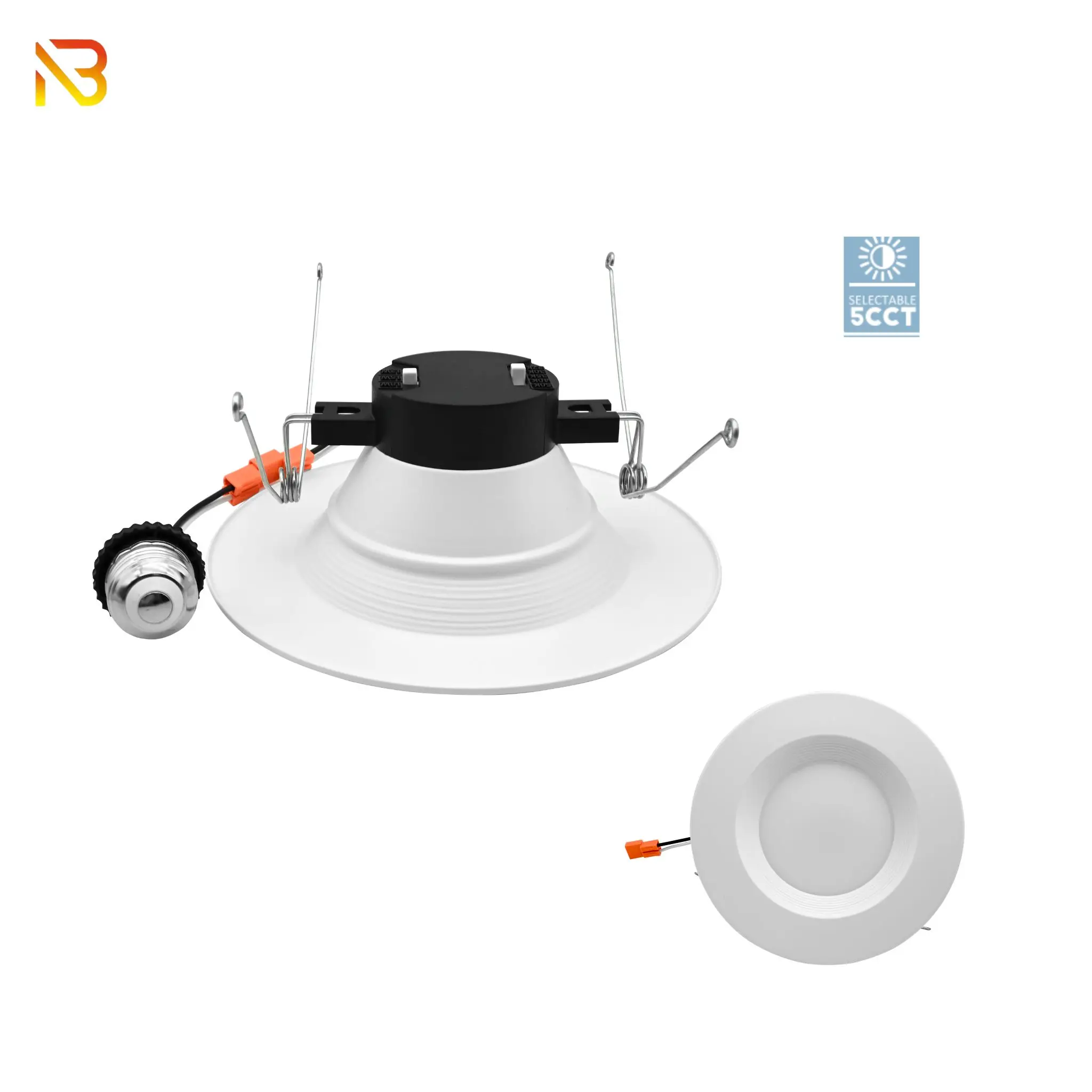 high lumens recessed led downlight high quality for project 5CCT and 3 wattage changeable 4 6 inch 5w 7w 10w 15w 18w