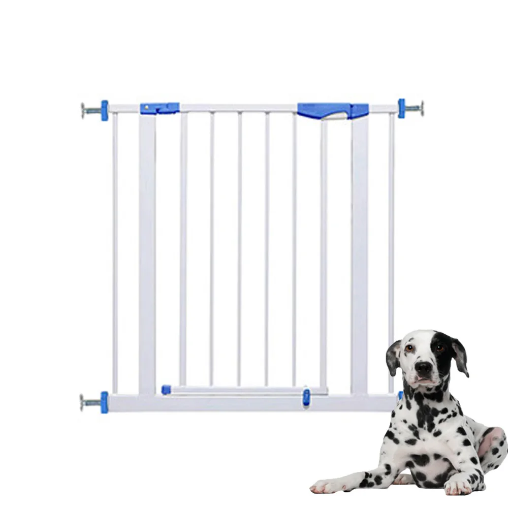 Protective Barrier For Children Stairs Easy Install Metal Baby Safety Gate Metal Pet Gate Fence Barrier Door Security Gates