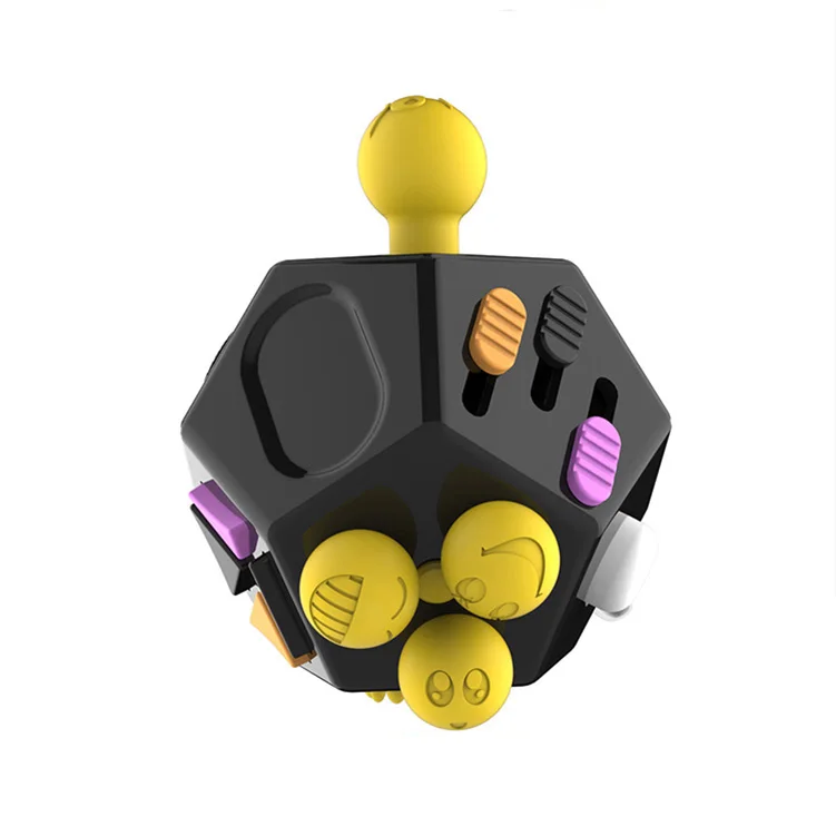 2021 hot selling 12 sides fidget toy for anti stress EDC toys hand sensory fidget toy