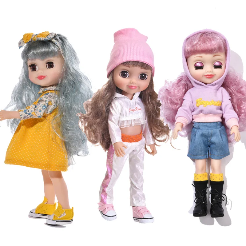 Белоснежка Эмили 35 см виниловая кукла-рождение американское платье Иностранная девушка bjd мультяшная кукла-девочка