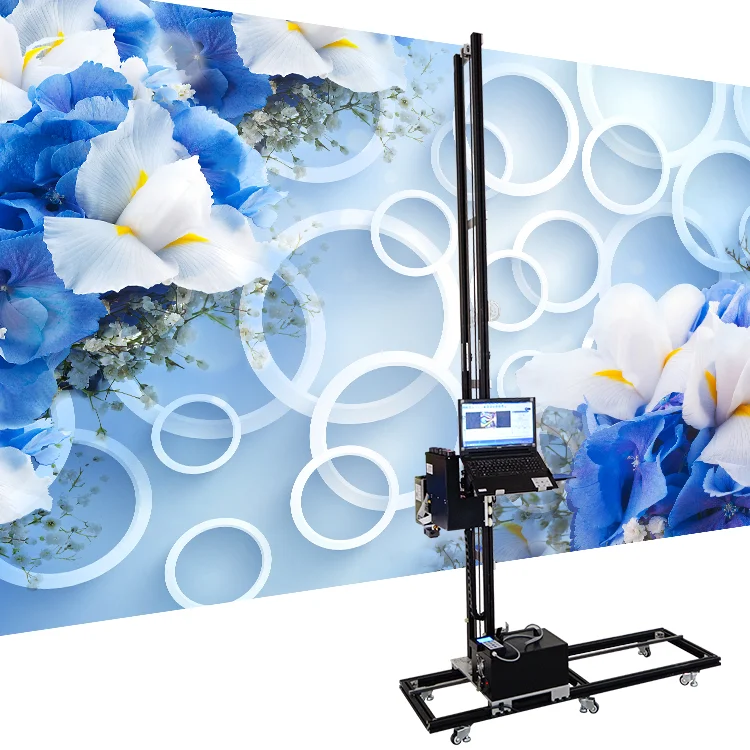 Hot Selling Product Machine Printing UV Ink Painting Machine Factory Price 3D Automatic Vertical Wall Printer Print Walls