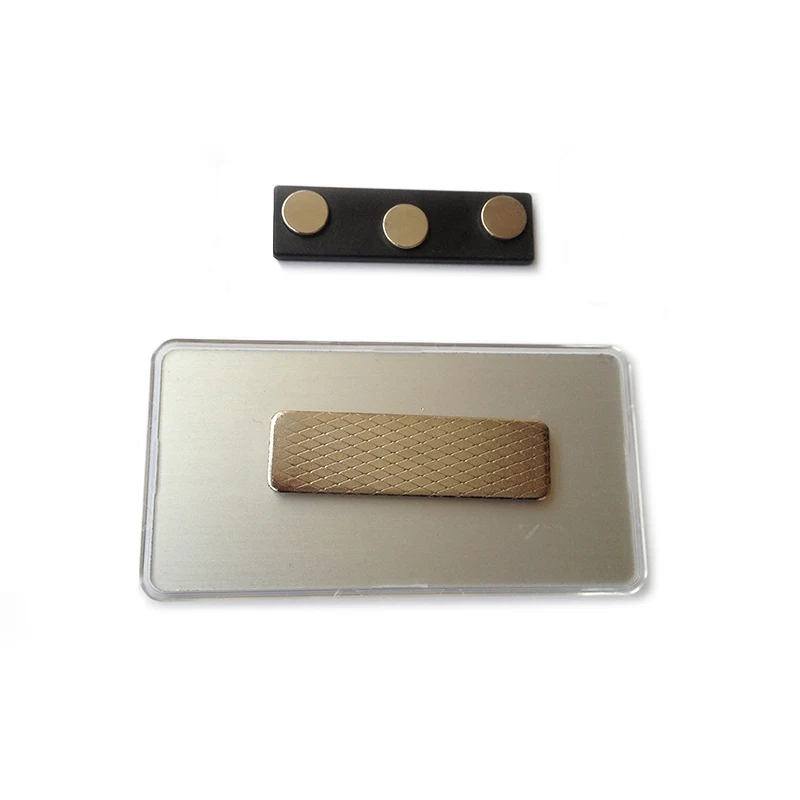 permanent name tag with badges neodymium magnetic name holder