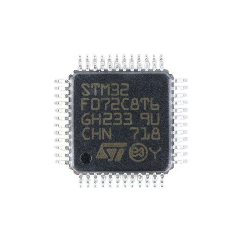 Microcontroller IC chip STM32F072CBT6 STM32F072C8T6 STM32F072CBT7 STM32F072C8T7 IC MCU 32BIT 128KB FLASH 48LQFP