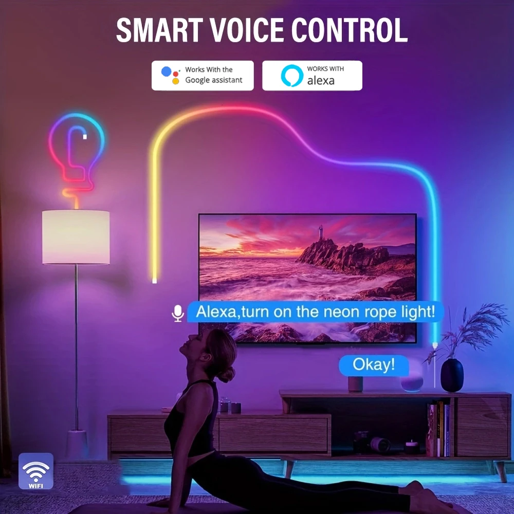 Неоновый свет 3 м 5