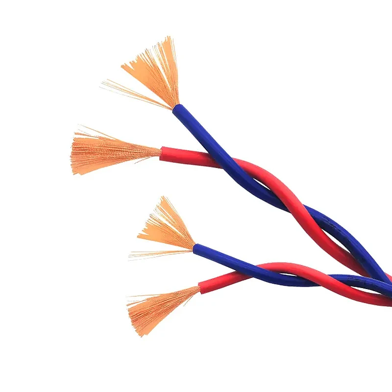 Good price PVC Insulation Copper Conductor RVS cable 2 x 4 mm2 16mm Twisted Pair Electric Wires Cable