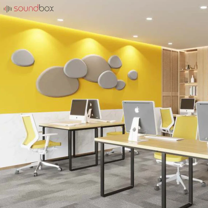 Soundbox fabric sound-absorbing board polyester felt noise reduction glass fiber sound absorb panel