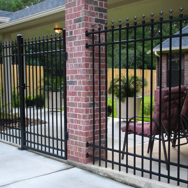 AEOMESH wholesale aluminum fence for garden,Factory aluminum fence panels wholesale,aluminum privacy fence price