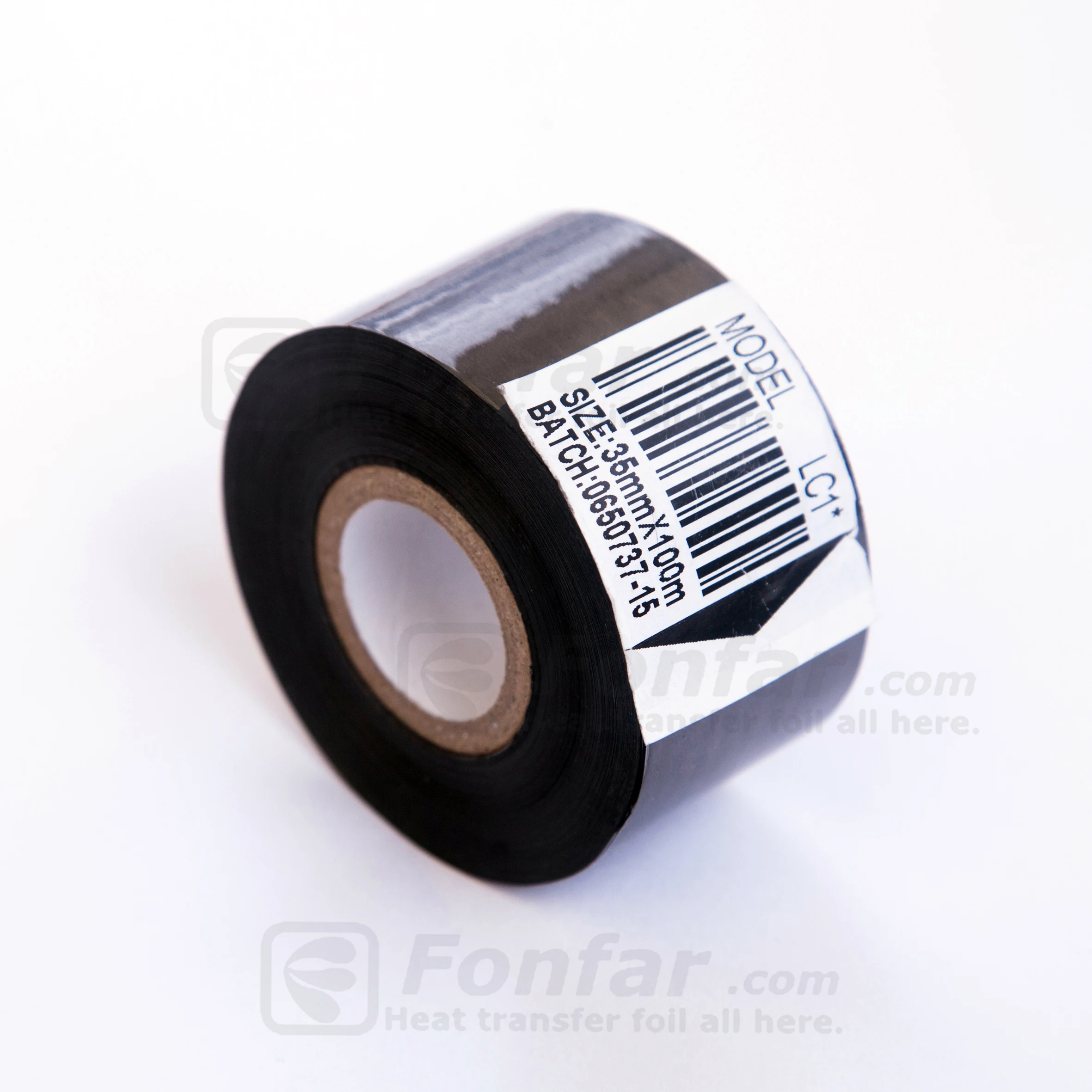 China Supply LC1 Expiry Date Printing Hot Stamping Foil Roll Black Code Date Ribbon for Color Printer with Low Price