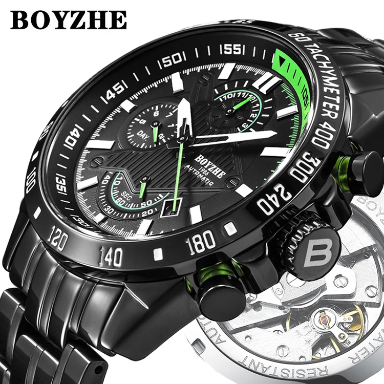 2023 OEM Business custom logo  luxury brand sport watch wrist men watch mechanical cheap automatic watches