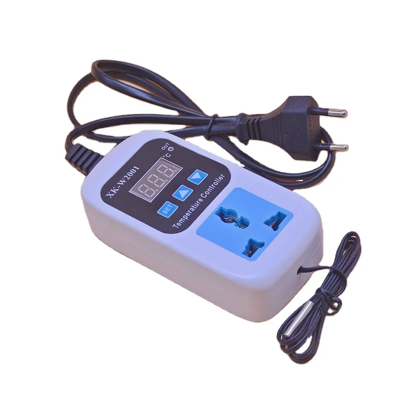 XK-W2001 Electronic Temperature Control Socket Automatic Switch Adjustable Digital Thermostat Socket