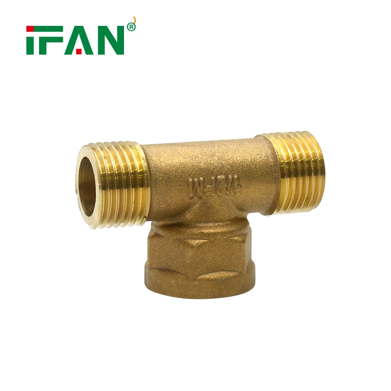 IFAN Factory Direct Sell Brass Tube Fitting 1/2 2 Inch Brass Plumbing Fittings Equal Elbow Socket Forged Brass Fittings