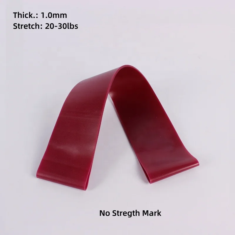 Custom Logo Elastic loop Resistance Bands for Fitness Home Gym Workout Exercise Latex nature rubber Resistance Bands