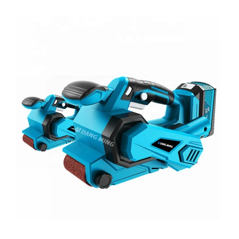 Electric Power 18V Lithium Battery Cordless Wood Floor Orbital Belt Sander Wall sanding machine model BS-L0218-2T