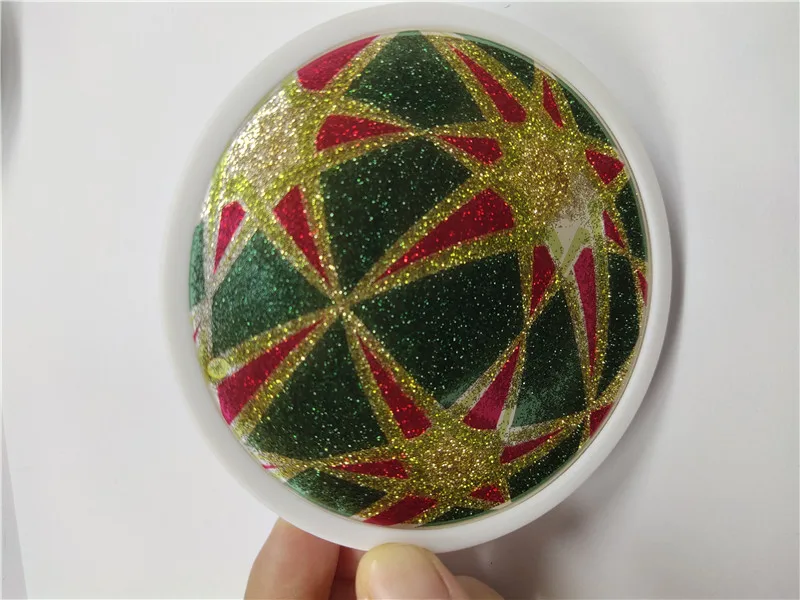 High Quality Acrylic PMMA Silicone Glitter Sparkle Shiny Waterfall Snow Floating Liquid Oil Coaster