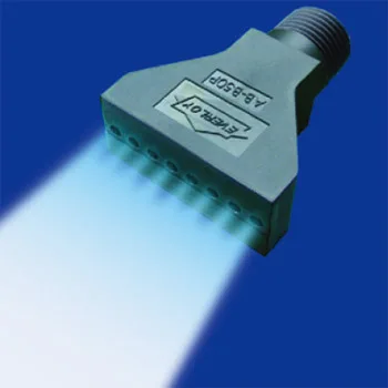 Mini size air nozzle for dewatering with PPS plastic body