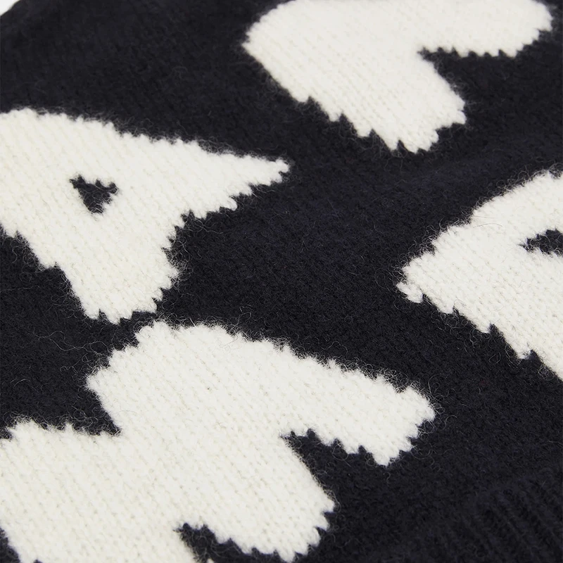 Новое поступление, зимние белые жаккардовые шапки с надписью на заказ, зимние шапки для мужчин и женщин, шапка с акриловым принтом для взрослых