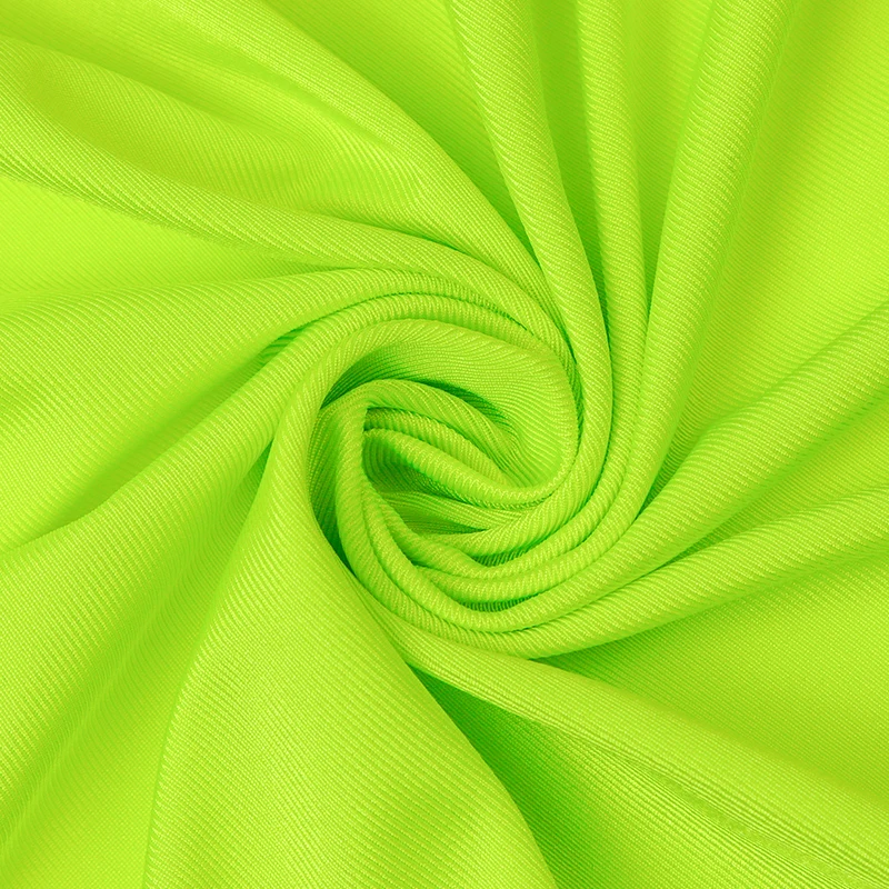 Wholesale 88% polyester 12%spandex bright double setting 180gsm fabric for swimsuit packaging