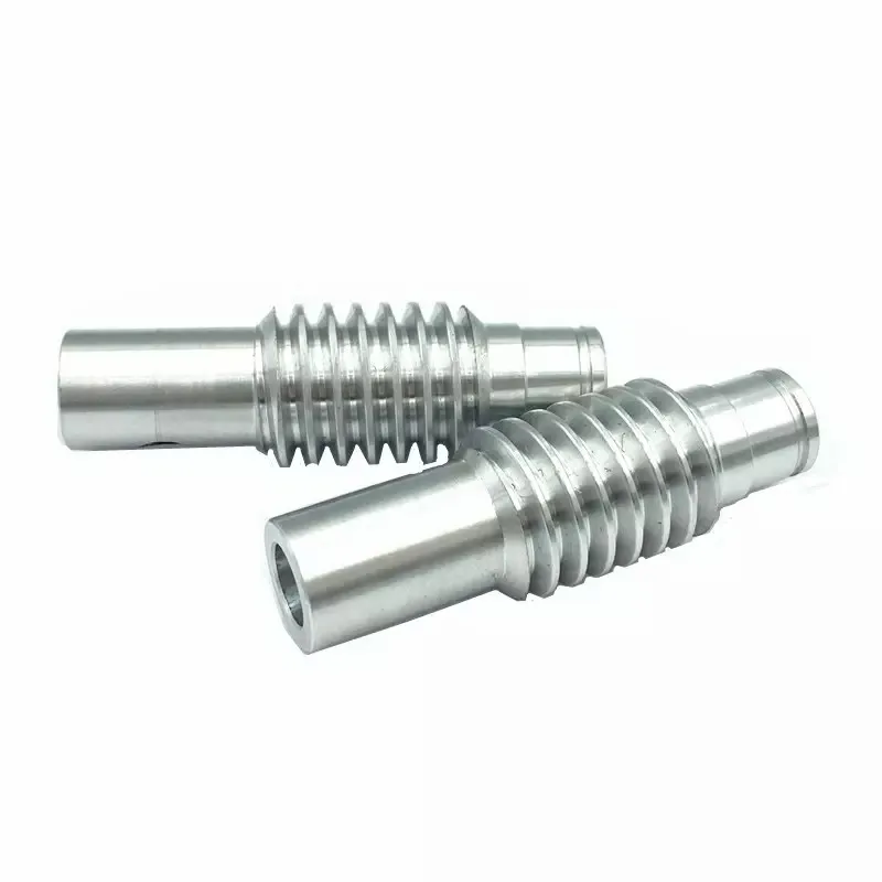 weite high quality Custom Precision Aluminum Worm Gear Shaft