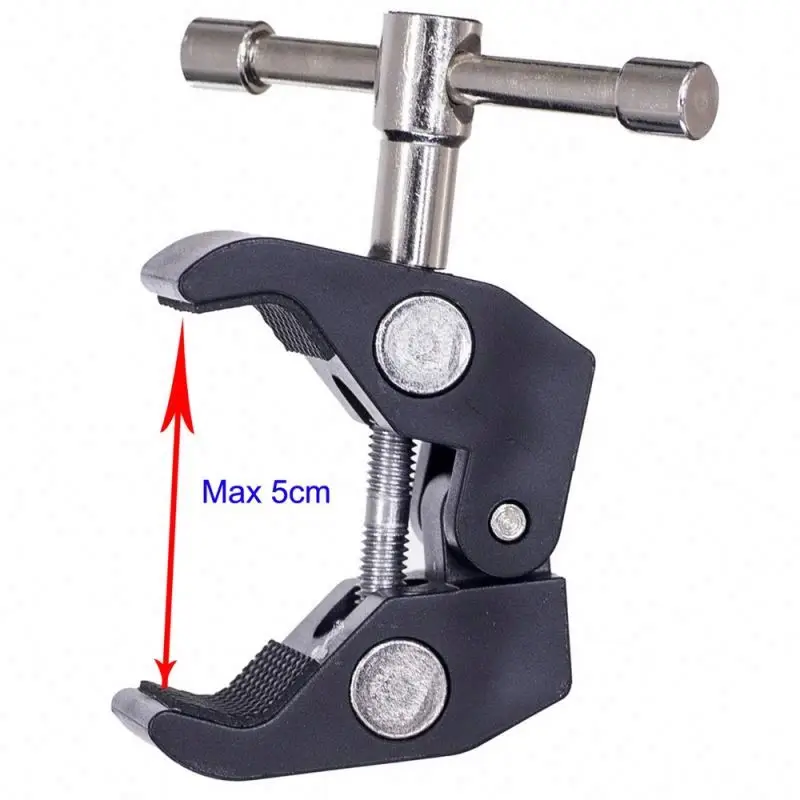 phone  Factory Photo Studio Accessories Large Crab Pliers Clip Super Clamp Mount for Monitor Articulating Friction Magic Arm