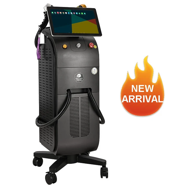 2023  hair removal tech Diode Laser Titanium Android 755 808 1064 nm  Ice  laser Permanent  painless Hair Removal new device