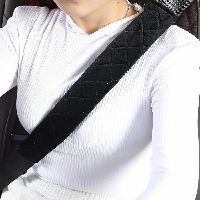 Car Soft Seat Belt Seatbelt Cover Seat Belt Covers Warm Plush Safety Belts Shoulder Protection Auto Interior Accessories