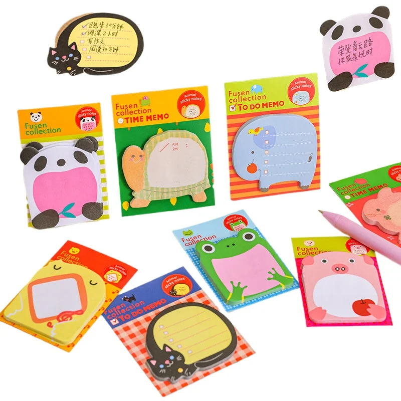 Korean stationery cute animal notes cute creative notebooks office stationery wholesale for students and schools