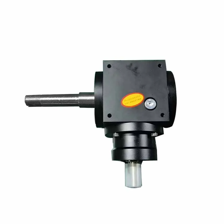 Aluminium customized high precision 1:3 ratio spiral angular straight bevel gear speed reducer increaser