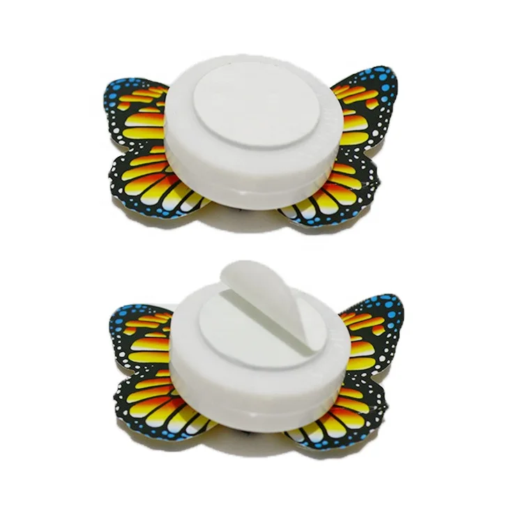 Mini LED 3D butterfly night light, can paste LED decorative wall light
