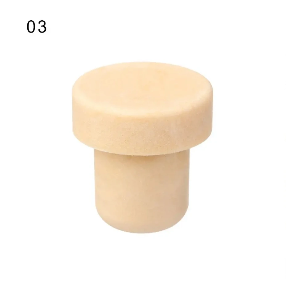 Manufacturers wholesale various caliber corks New Design Bartop Cap Synthetic Stopper Wooden Bar wine t- Corks