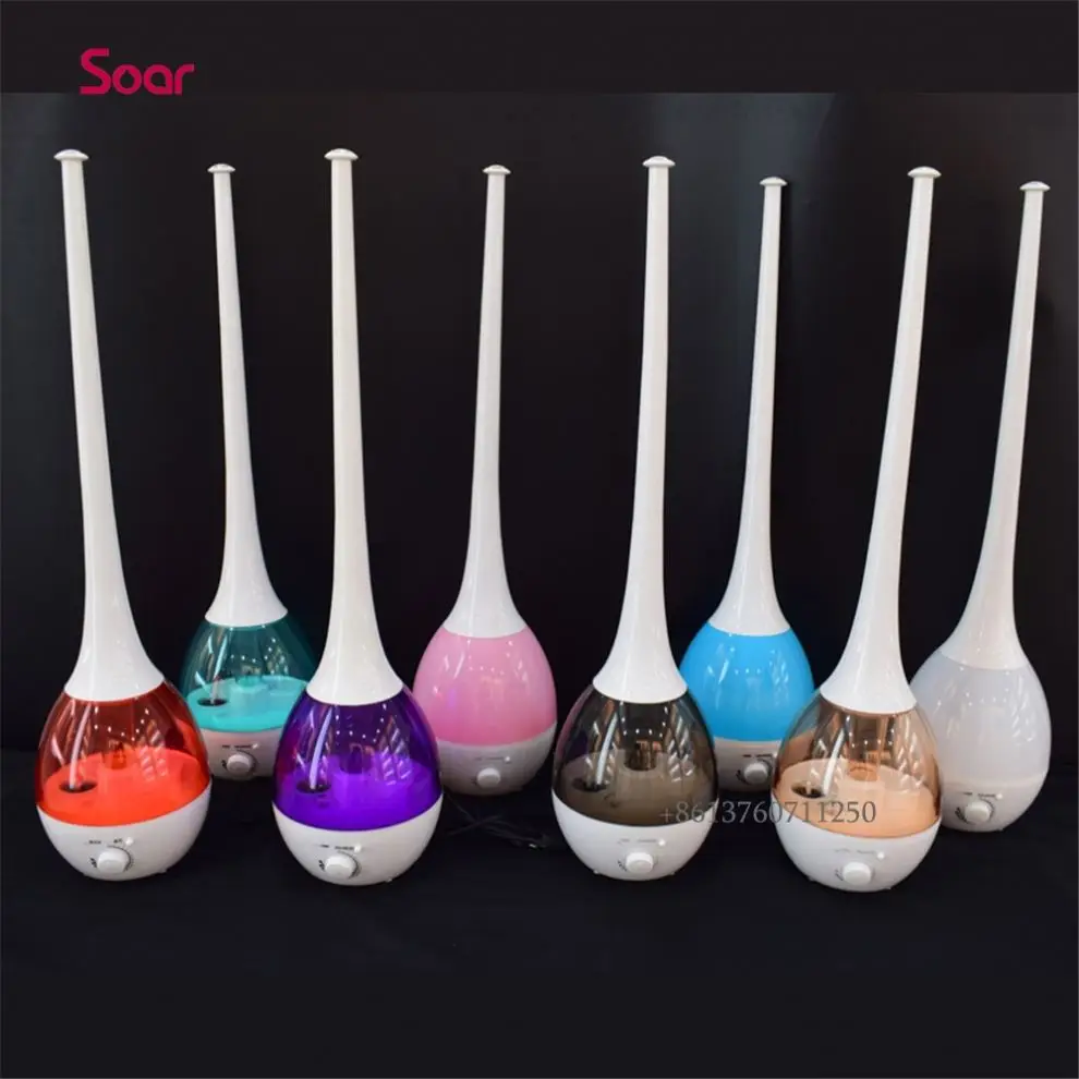 Wholesale Home Humidifier Ultrasonic With Long Nozzle 3 Sprayers Led Ultrasonic Oem Aromatherapy Humidifier