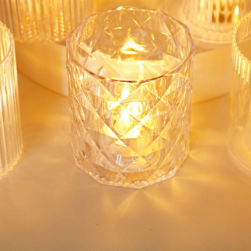 Lighted Up Crystal Cup Decoration Desktop Tabletop Decor for Living Room Bedroom  Indoor Used Popular Designs