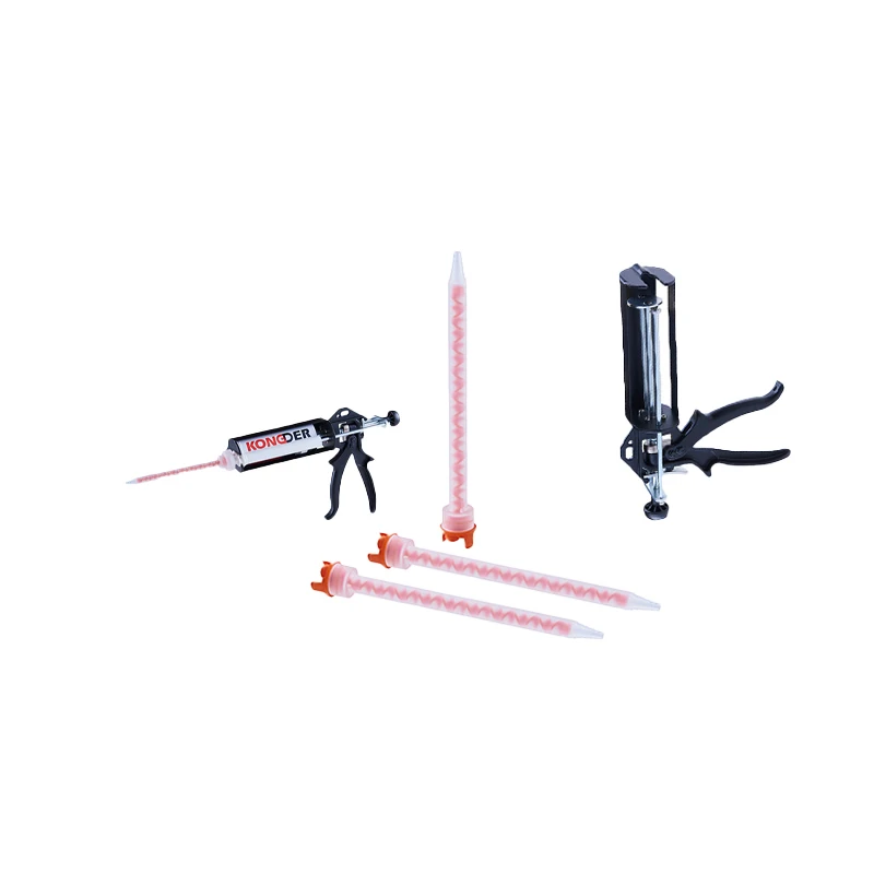 KONGDER 250&490m Hand tools Static mixer Glue gun tip Simple and easy to install glue gun thread mixing tube