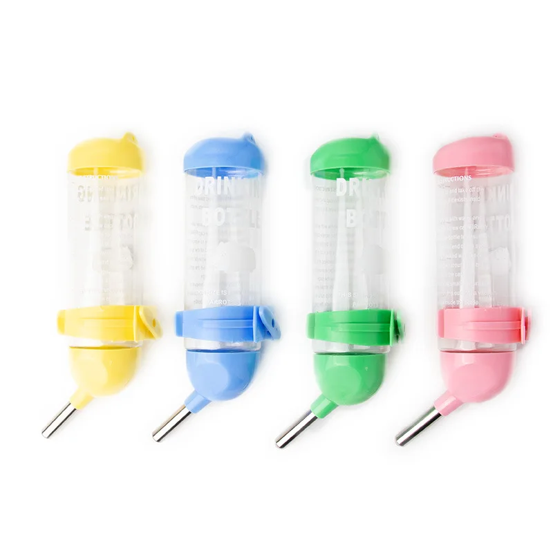 Hut No Drip Drinking Dispenser for Dwarf Hamster Pet Water Dispenser Small Animal Water Bottle with Food Container Base