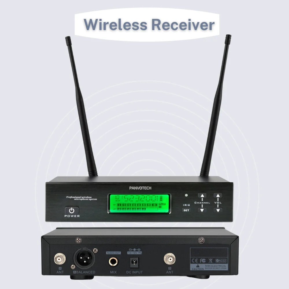 Panvotech pu-520 Long Distance Church Handheld Speech Cordless Professional Uhf Wireless Microphone