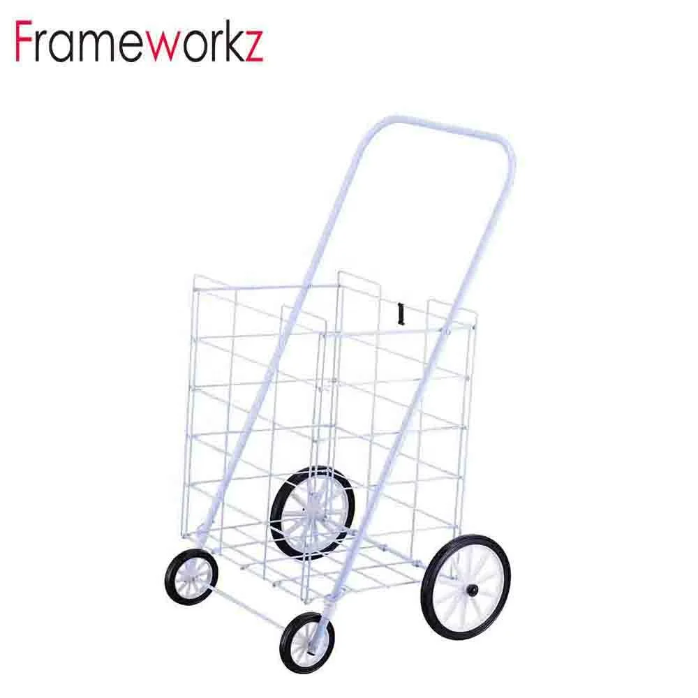 Personal Metal Shopping Trolleys Carts Basket Shopping Cart