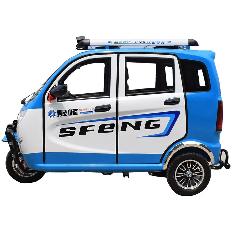 new fuel gasoline motor tricycle fully enclosed to carry passengers three wheels motorcycle for taxi