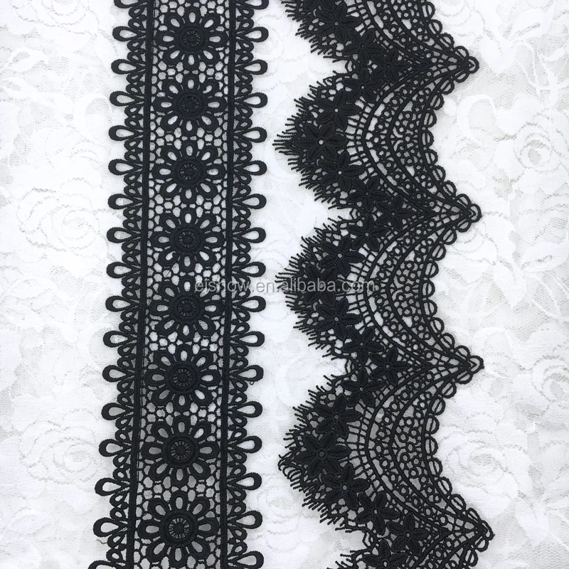13cm Embroidery Crochet water soluble clothing decorative lace trim