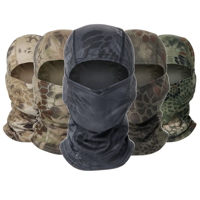 2023 Autumn Winter Ski Mask 3-hole Knit Hat Full Face Cover Balaclava Hats Funny Party Embroidery Beanies Cap Bucket Hat