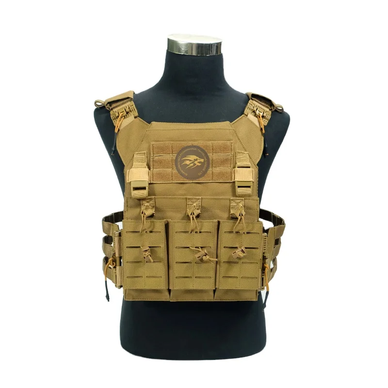Bucksgear Cordura Nylon Quick Release Police Military Vest Combat Gear Army Plate Carrier Police Tactical Vest