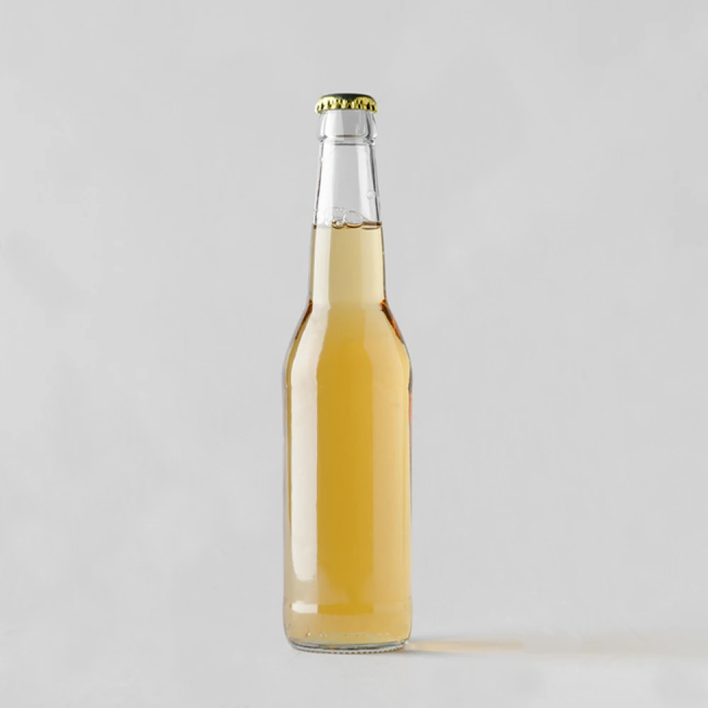 Beer Bottle Wholesale Glass Beer Bottles 12 oz 330ml Long Neck Beer Glass Bottle 330 ml with Crown Cap