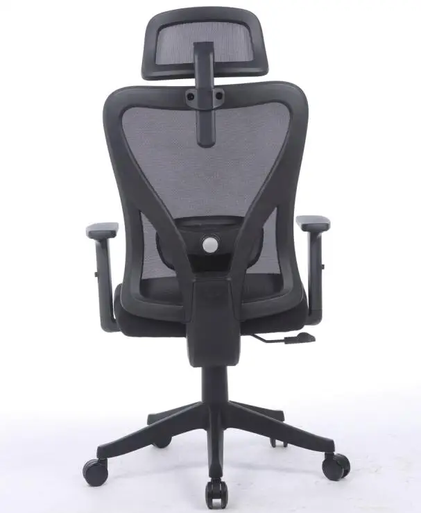 Modern Commercial Manager Chairs Lumbar Support Back Swivel Head Ergonomic Arm Rest Mesh Chair With Headrest
