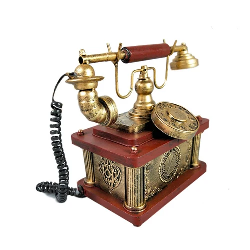 Vintage Rotary Telephone Decor / Retro telephone model / photography prop