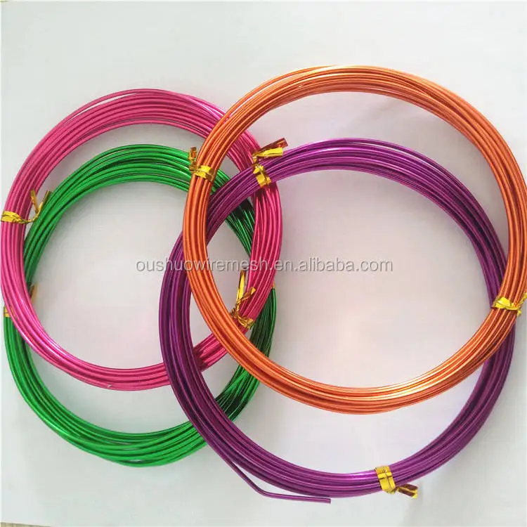 Factory price 1mm gold colored craft aluminum wire for jewelry findings