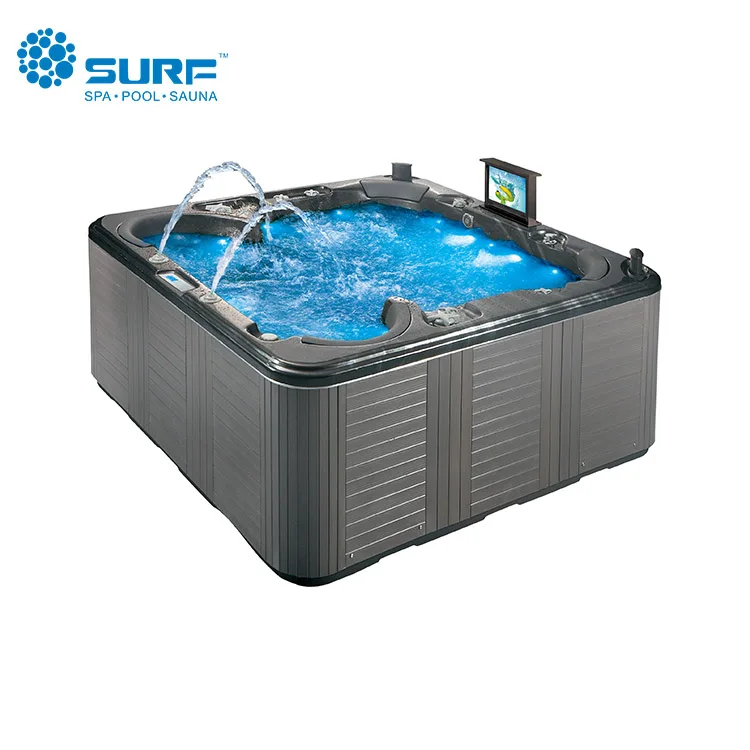 2020 SUNRANS New design CE approval  massage whirlpool spa hot tub 6 person