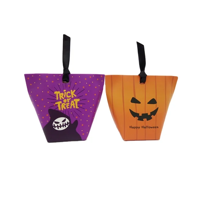 Коробка для конфет на Хэллоуин для детей, украшение для вечеринки в виде черепа, призрака, праздника для будущей мамы, подарок на день рождения, органайзер,