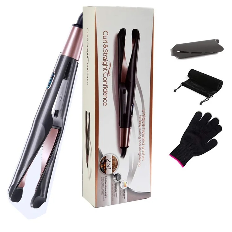 
Adjustable Temperature Electric Sonar Hair Crimper 