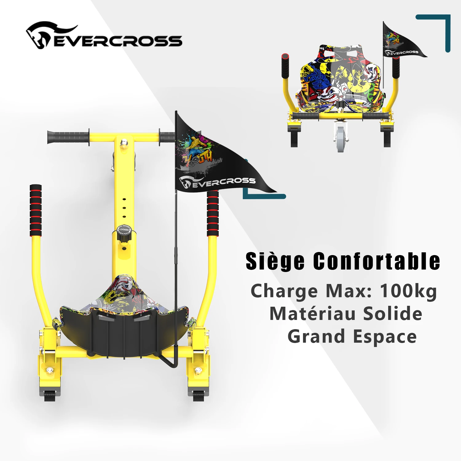 2023 New design kids hover kart high quality balance board go karts