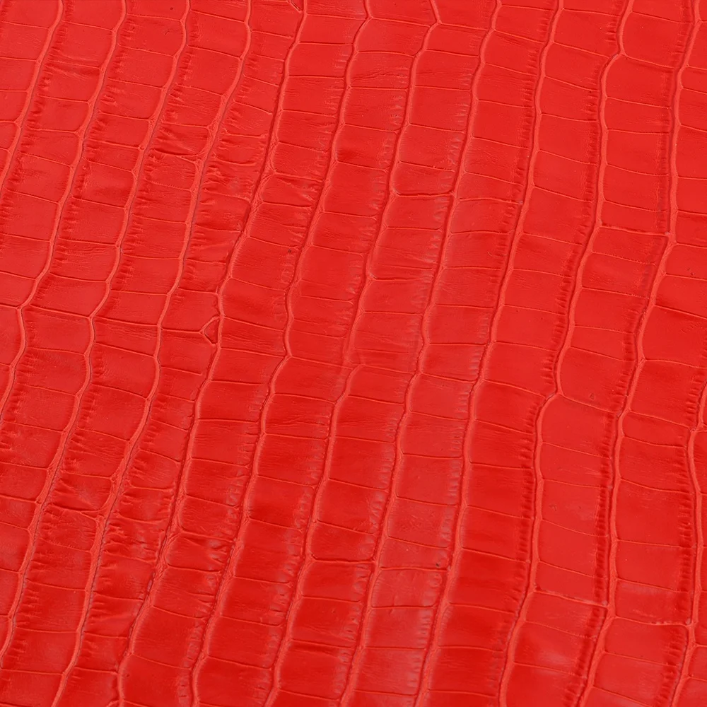 Верхние часы со специальной тисненой крокодиловой кожей средней глянцевой коровьей шкуры для ремней часов из